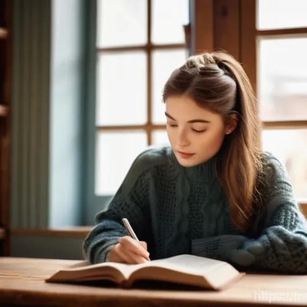 검도 검 추천 브랜드 - **Prompt 1: Cozy Cafe Reading Scene**
    "A young woman in her early twenties, with warm brown hair...