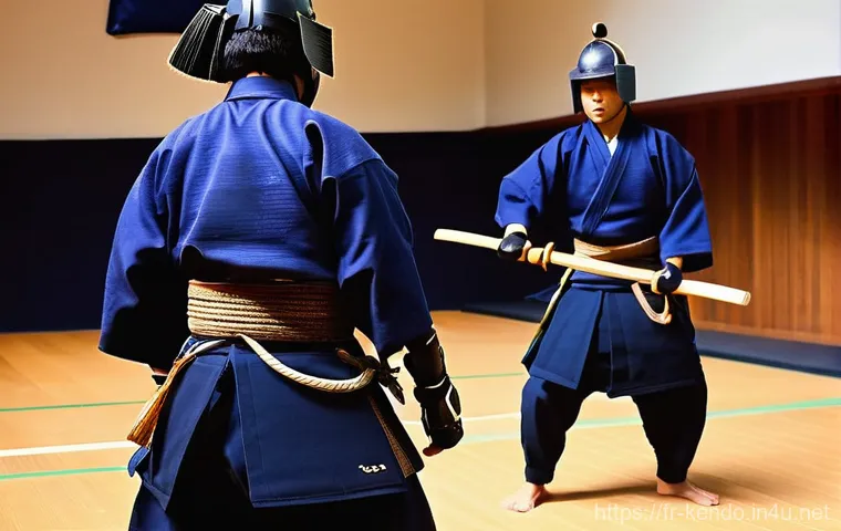 검도 초보 필수 장비 - The Shinai - Your First Spiritual Extension**
    A focused adult Kendo practitioner, dressed in a t...